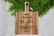 Load image into Gallery viewer, Recipe For a Happy Marriage Cutting Board