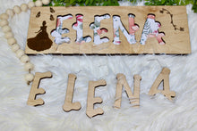 Load image into Gallery viewer, Montessori Name Puzzle