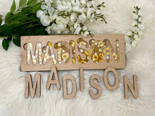 Load image into Gallery viewer, Montessori Name Puzzle