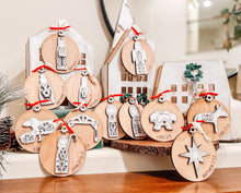 Load image into Gallery viewer, Christmas Countdown Nativity Ornaments