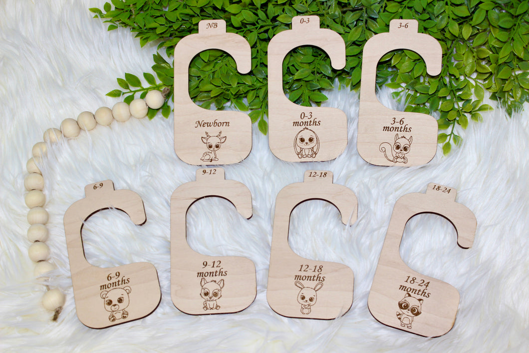 Forest Animal Baby Closet Dividers